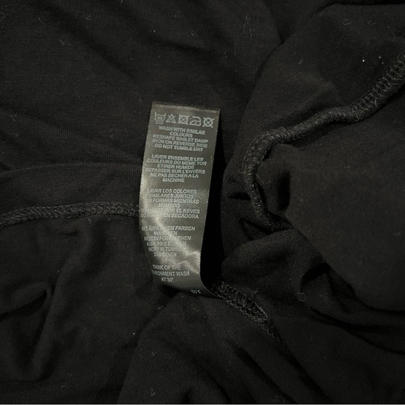 ASOS Black Long Sleeve Shift Dress - Picture 6 of 6